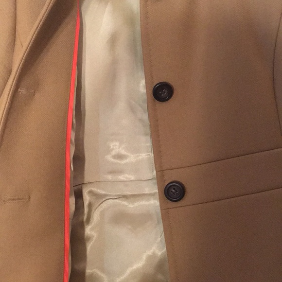Tan J. Crew 100% Wool Jacket - Picture 4 of 5